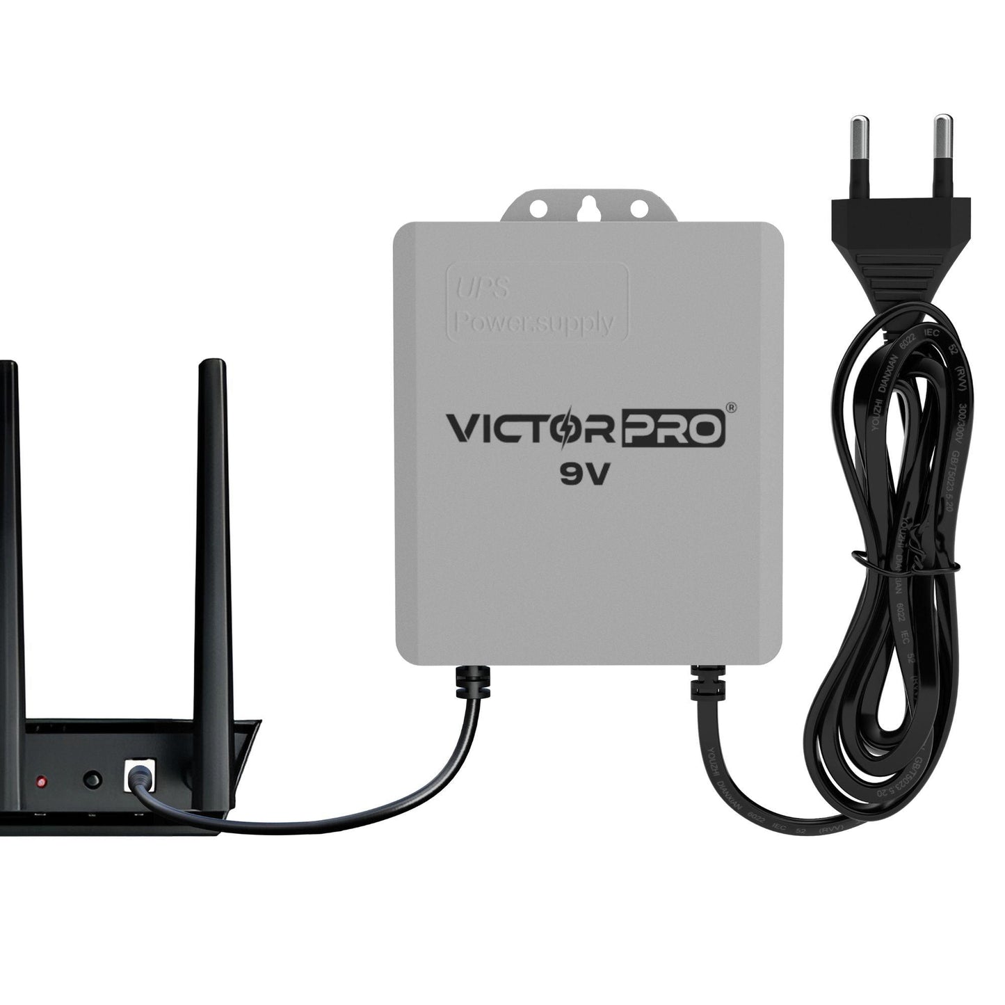 VictorPro 9V Mini UPS For 9V Router & Broadband Modem - VictorPro