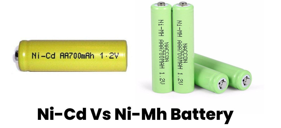 Difference between Ni-Cd and Ni-Mh battery? - VictorPro