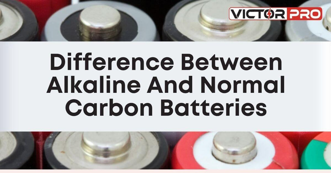 What Is The Difference Between Alkaline and Normal Carbon Batteries? - VictorPro